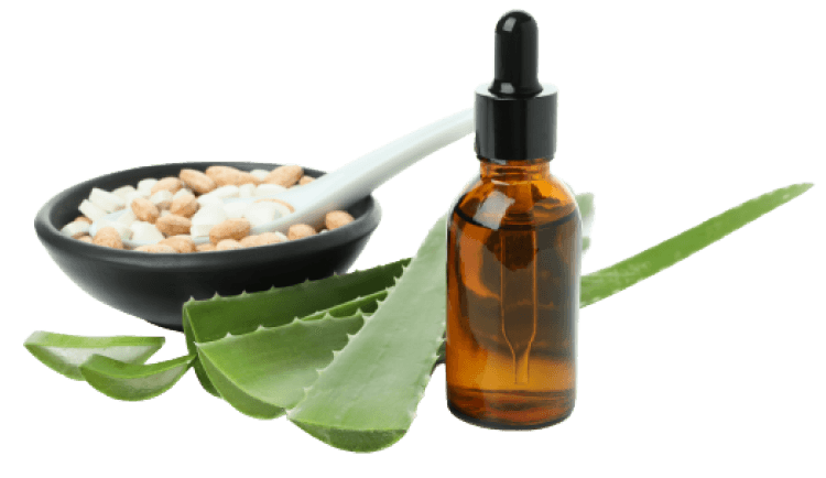Gotas de aloe vera